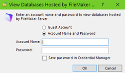 How to Remove a Saved Password in FileMaker via Credential Manager